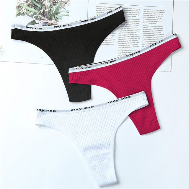 Women's Cotton G-String Thong Panties String Underwear